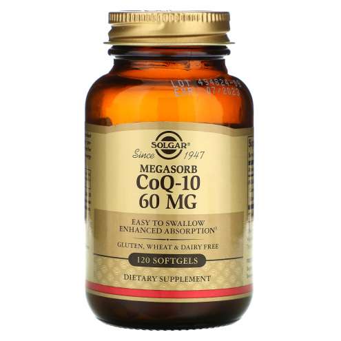 SOLGAR Koenzym CoQ-10 60 mg, 120 kapslí